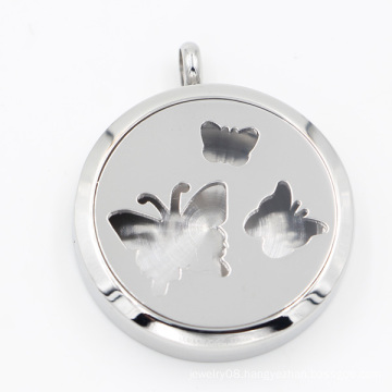 Hot Selling 316L Stainless Steel Oil Diffuser Locket for Necklace Pendant